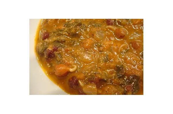 Idusta chana palak curry